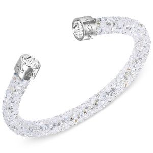 Swarowski Crystaldust Bangle in White